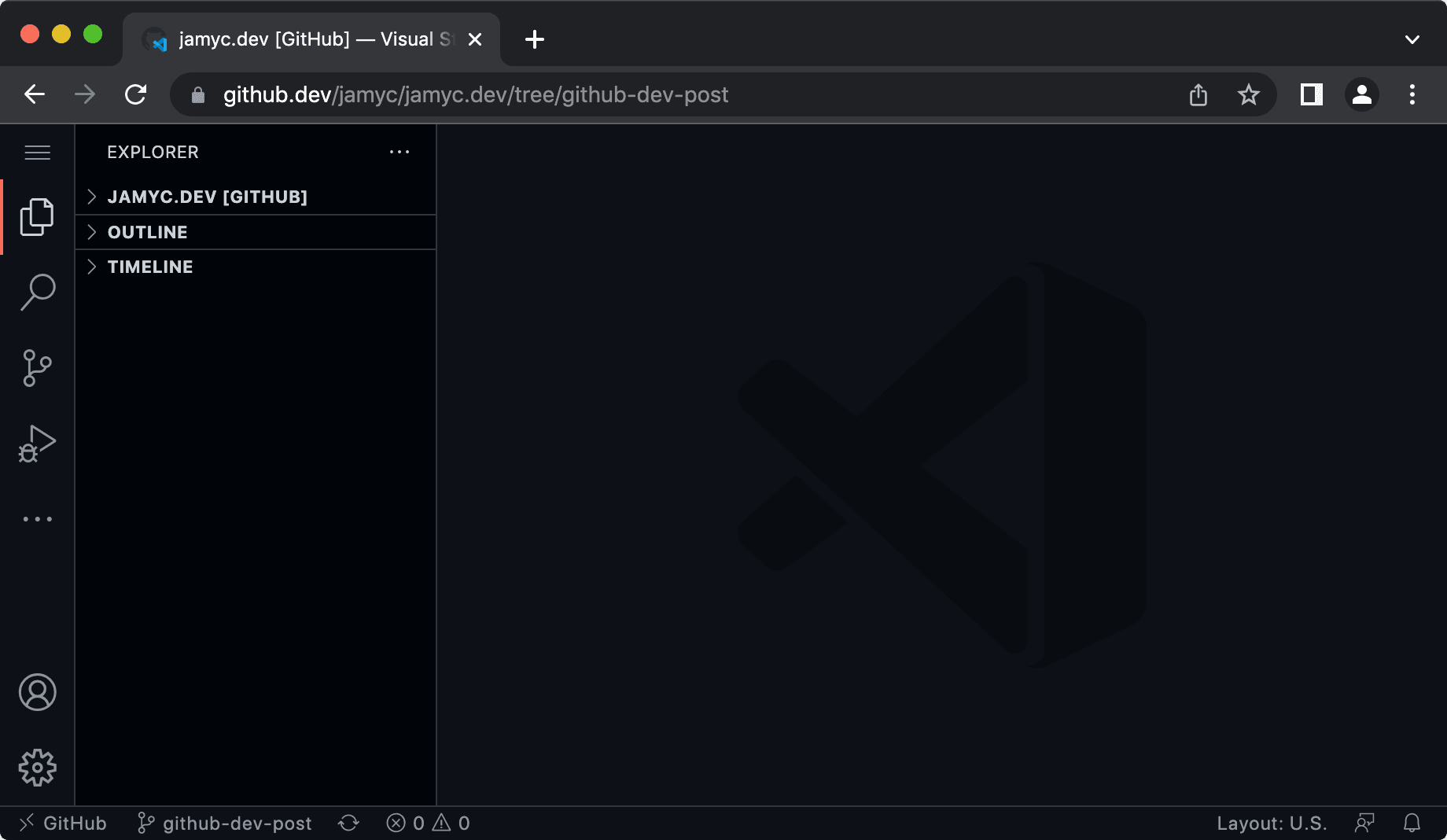 Edit GitHub Repositories From Your Browser | Jamy Cuijpers